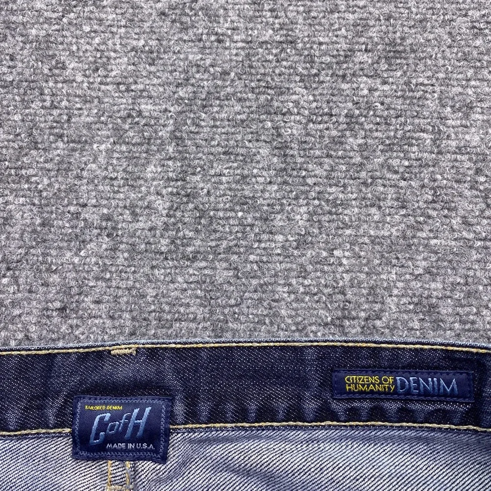 Citizens of Humanity Evans Straight Leg Jeans Mens 34 Dark Wash Blue Denim USA
